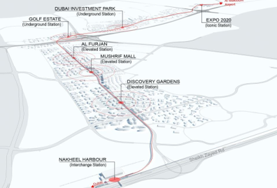 Dubai Metro Red Line Connection to EXPO 2020